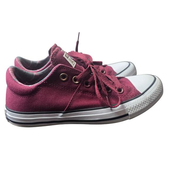⭐️Converse Allstar Burgundy Maroon Lowtop Shoes Sz 7 - Picture 4 of 8